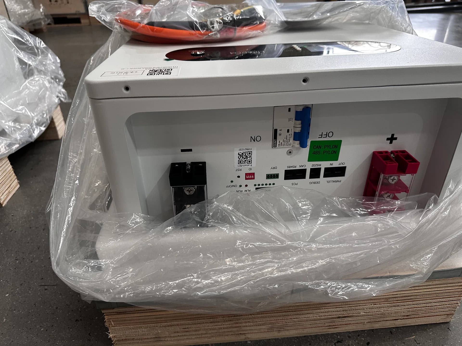 Rongkai Solar: Solar equipment packaging prepared for a customer shipment.