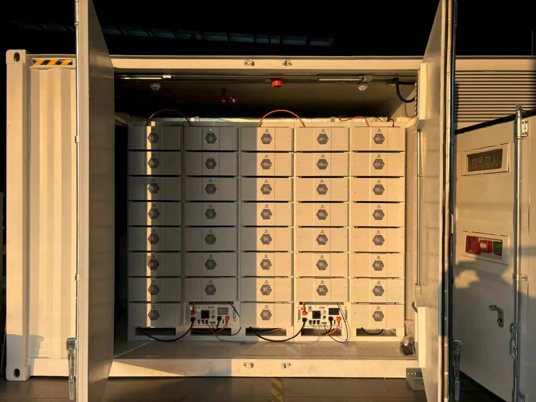 Rongkai Solar: Palletized goods prepared for freight collection.