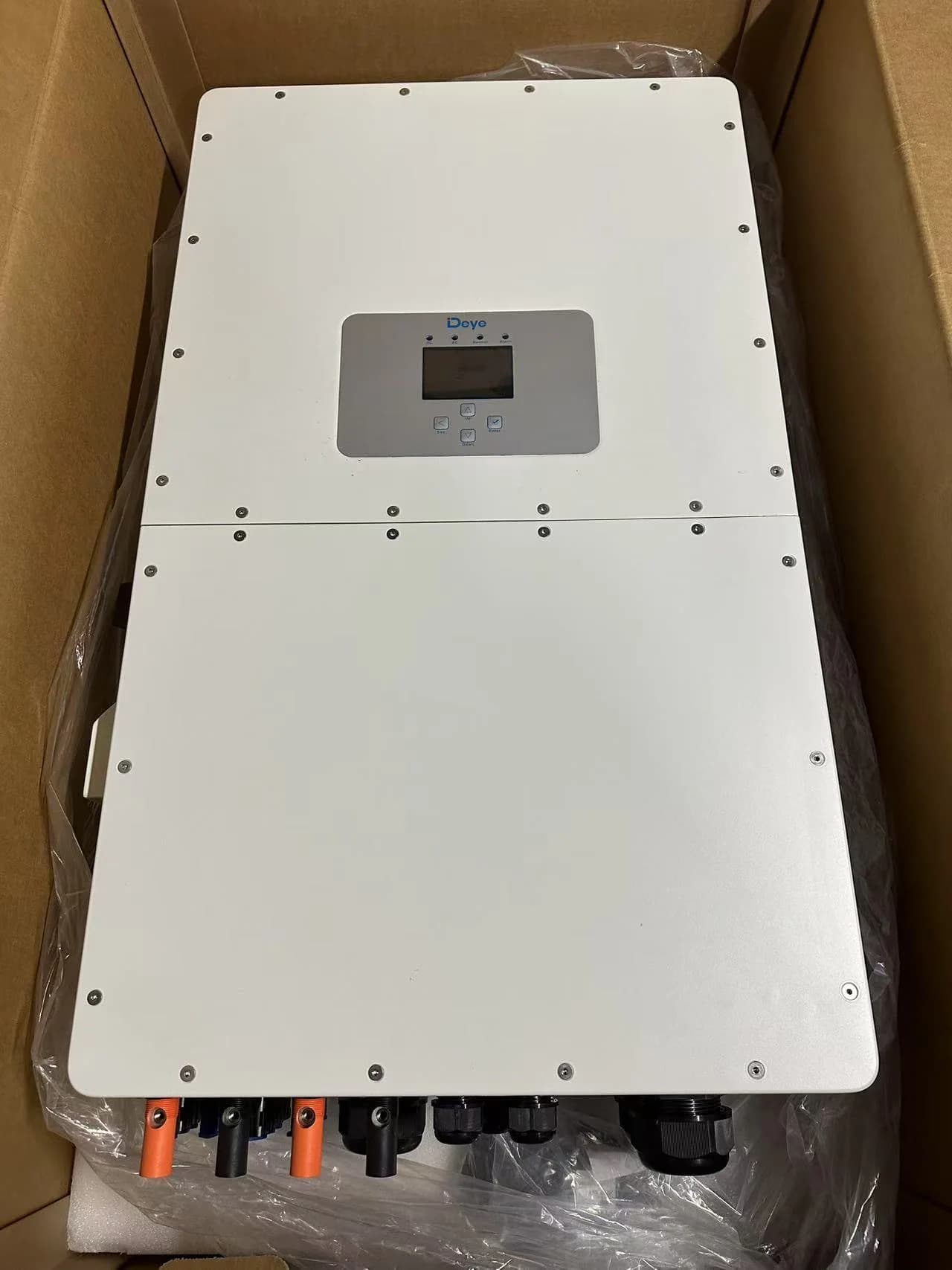 Rongkai Solar: Solar inverter stock ready for export shipment.