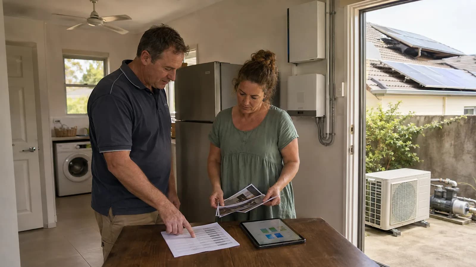 Can solar power a home 24/7 with air conditioning and batteries?