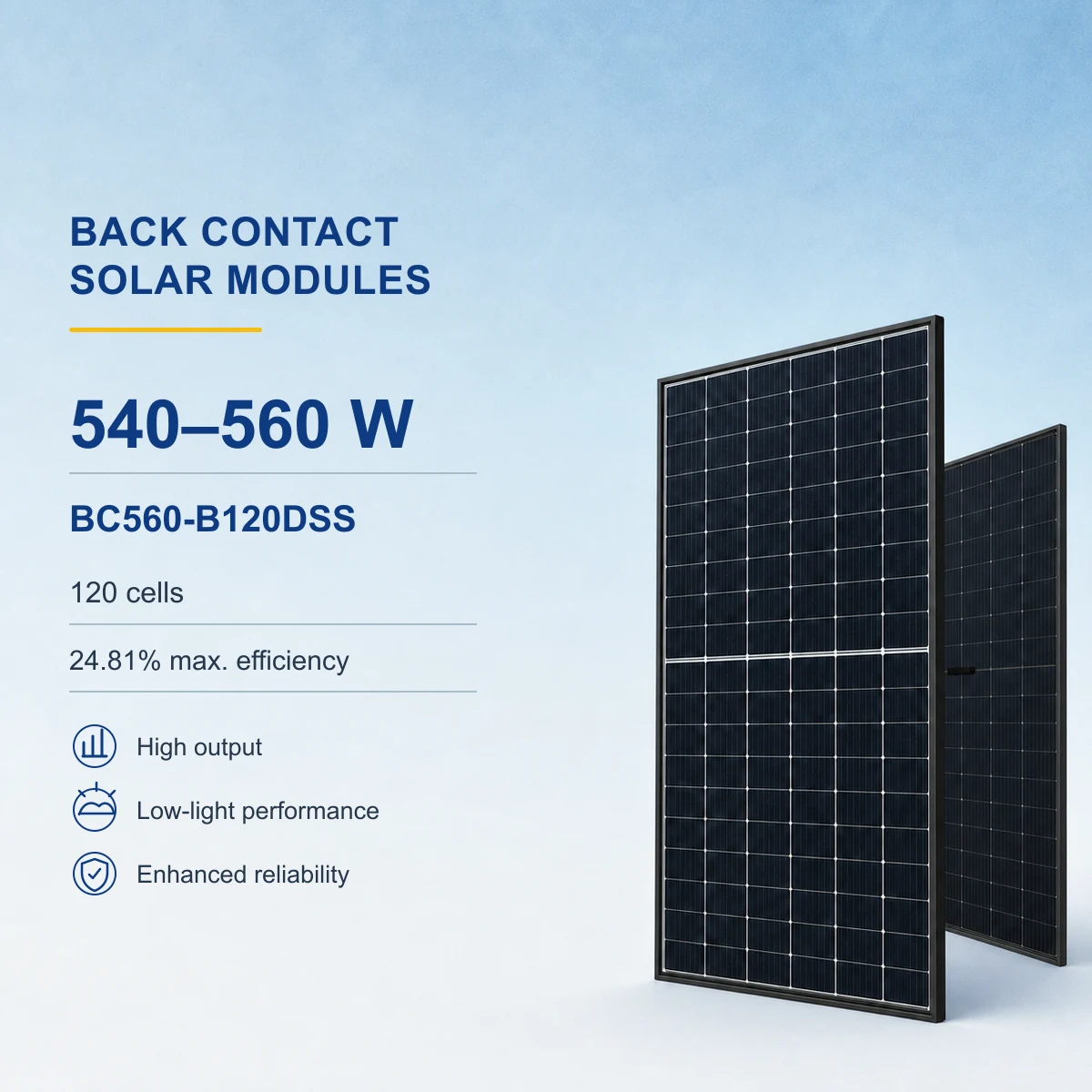 BC560-B120DSS Solar Module product image