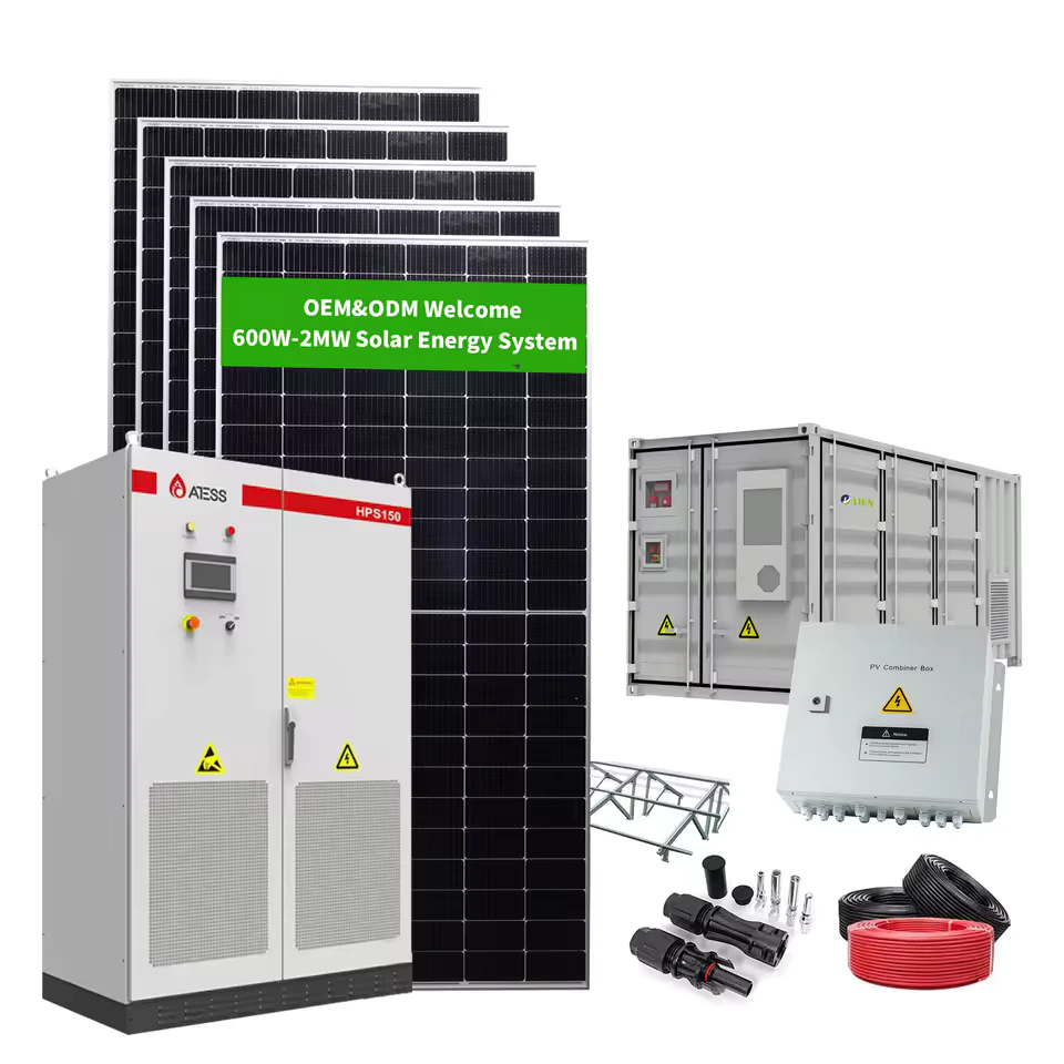 100 kW Hybrid Solar System for Commercial & Industrial Use
