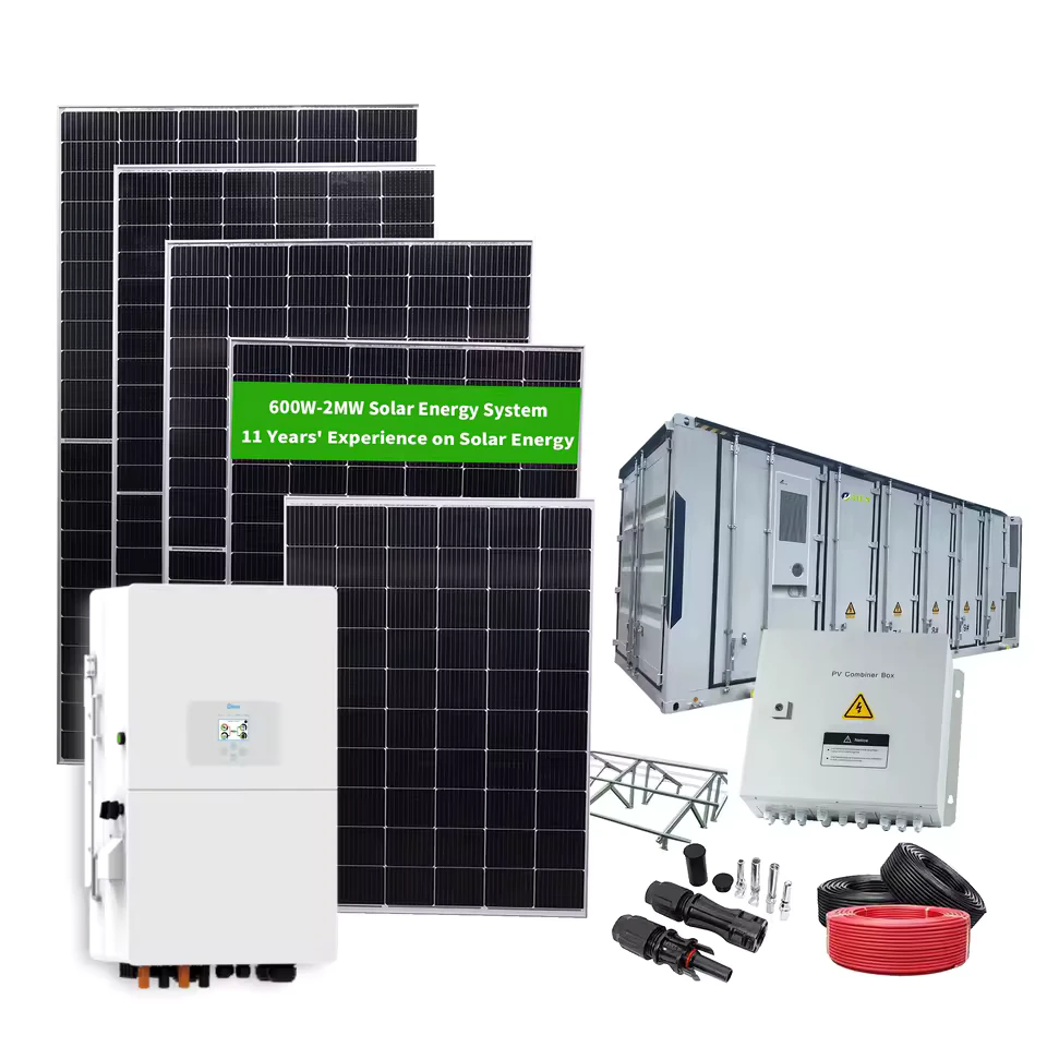 2 MW Hybrid Solar System for Commercial & Industrial Use