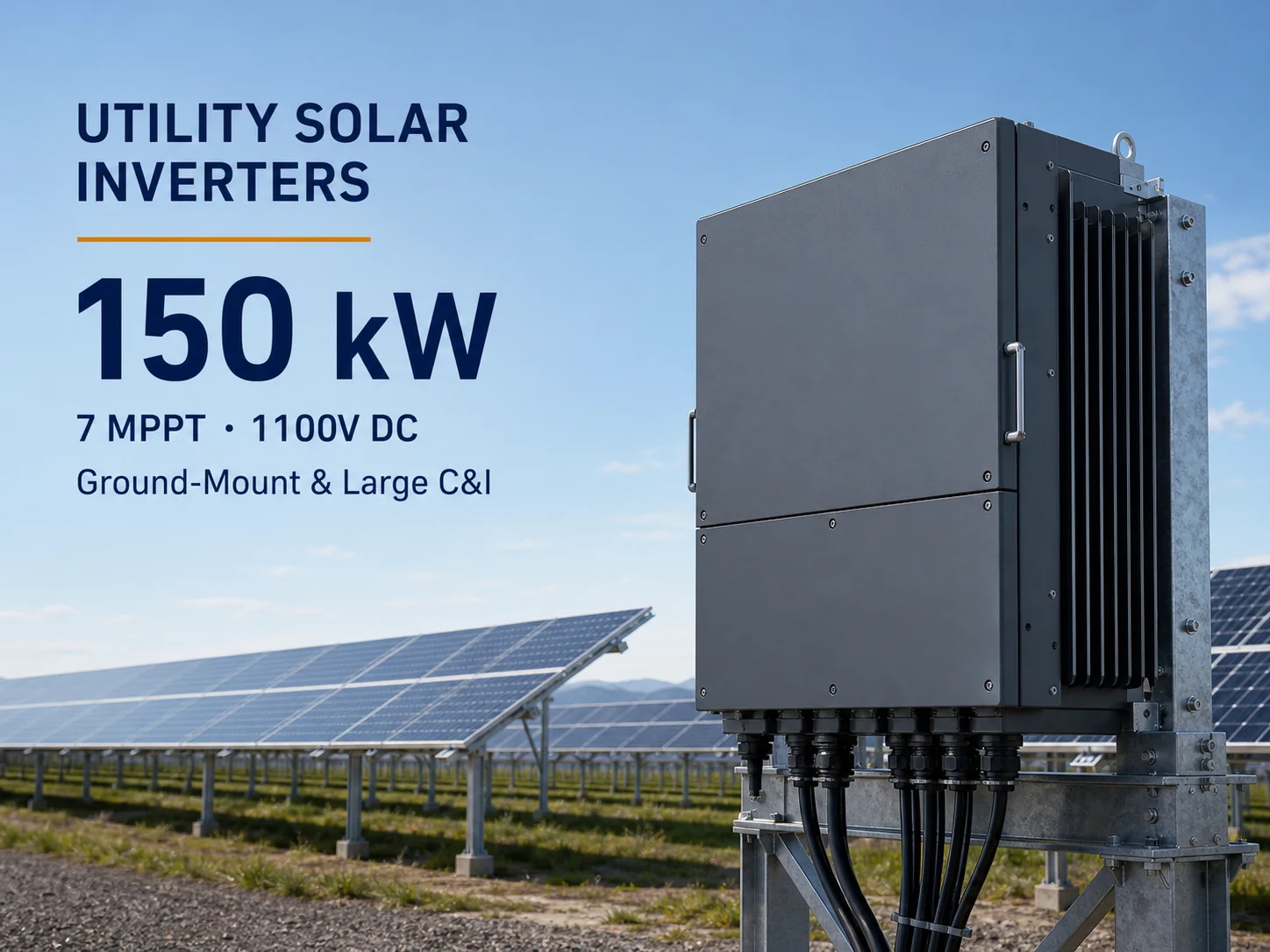 150kW Utility String Inverter for residential solar systems
