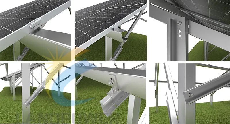 magnelis steel solar panel ground mount