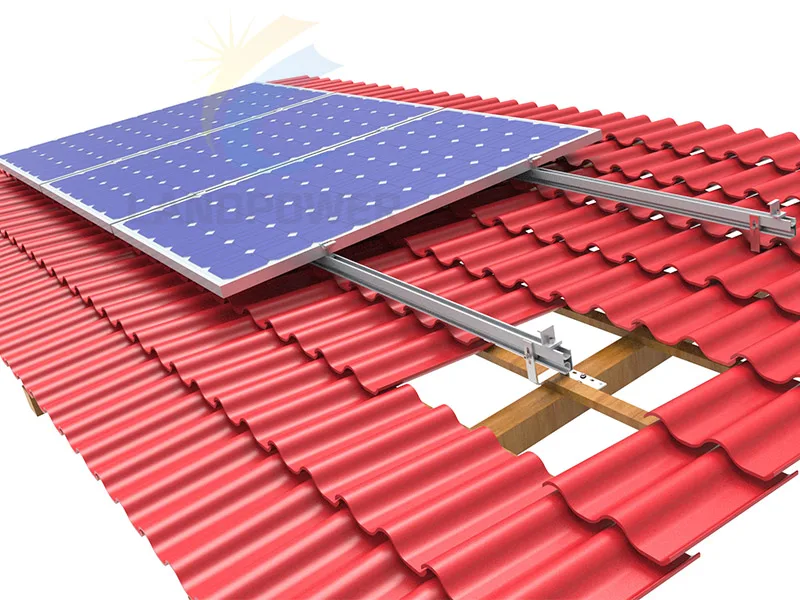 Pitched Tile Roof Solar Mounting