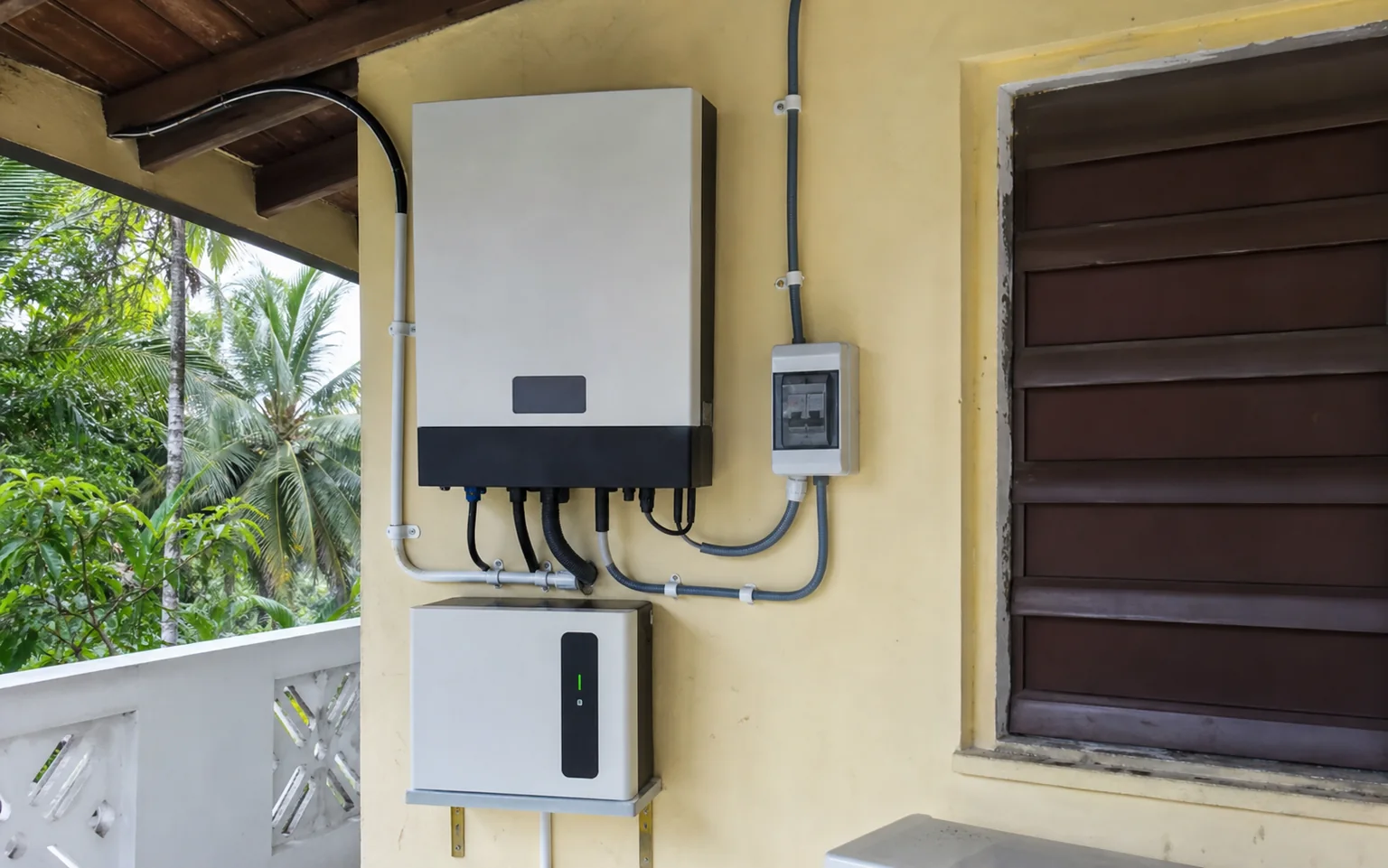 Hurricane-Ready Solar Backup for a Guest Villa — Jamaica equipment detail