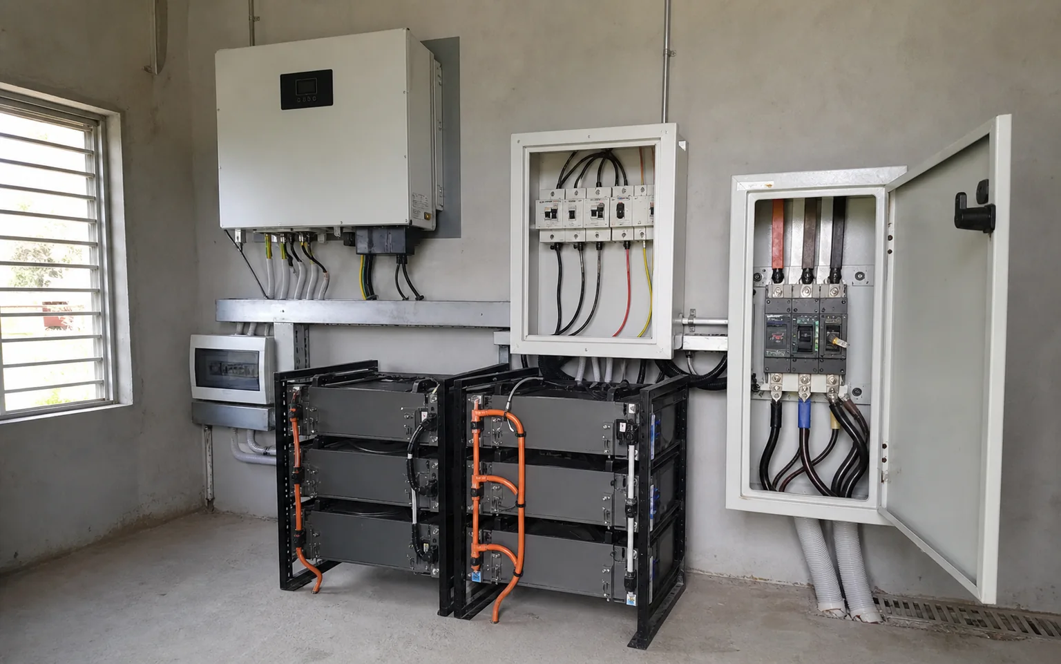 Small Processing Facility Solar Hybrid System — Nigeria equipment detail