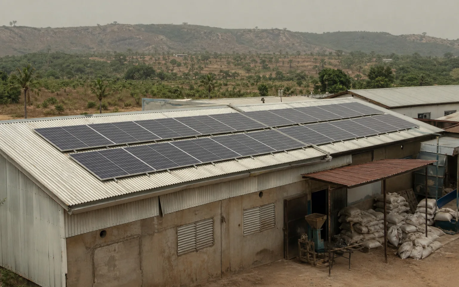 Small Processing Facility Solar Hybrid System — Nigeria