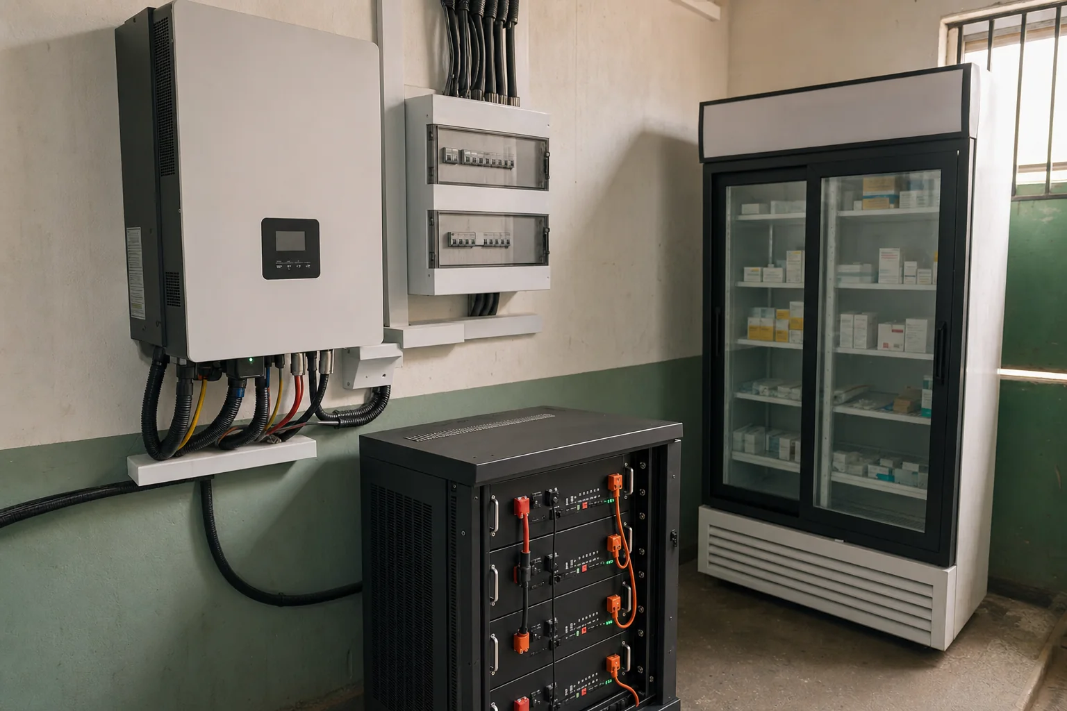 Small Business Solar + Backup equipment configuration
