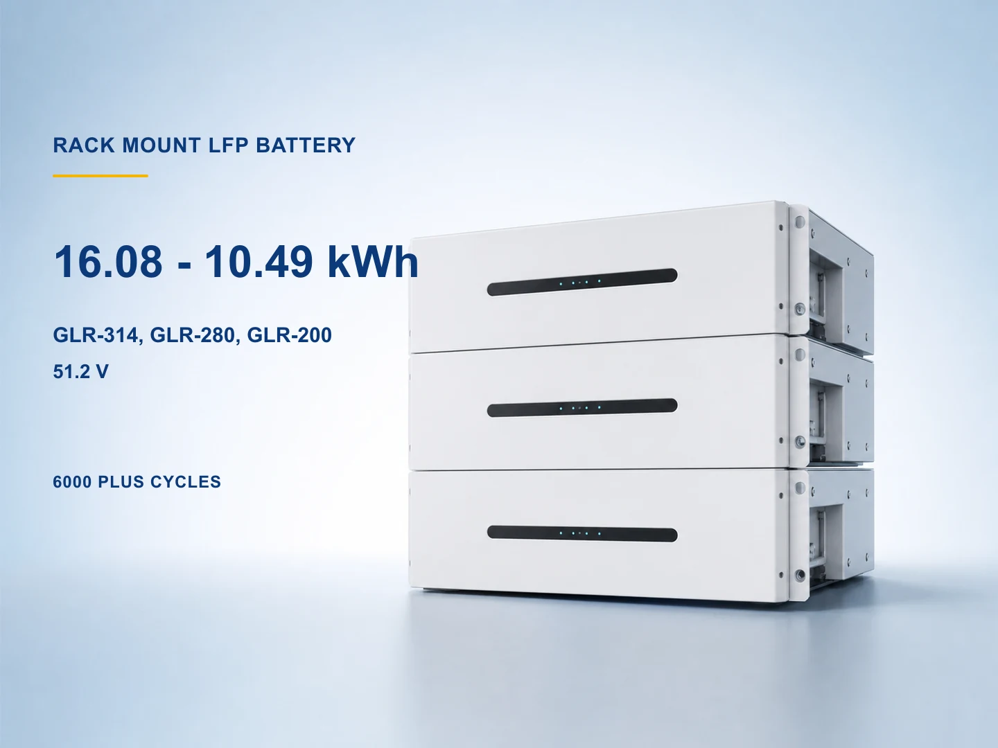 GLR-314 / GLR-280 / GLR-200 Rack LFP Battery product image